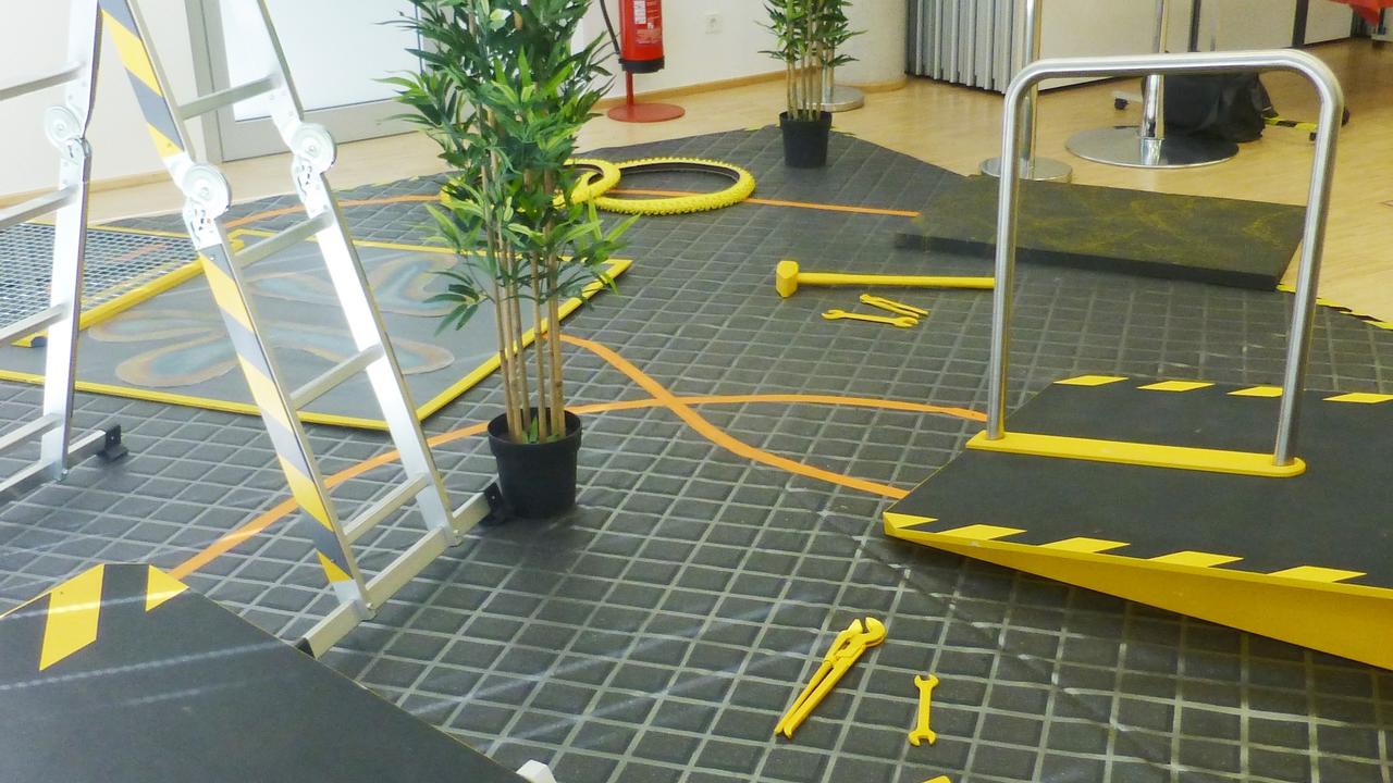 Installation Blindenführung