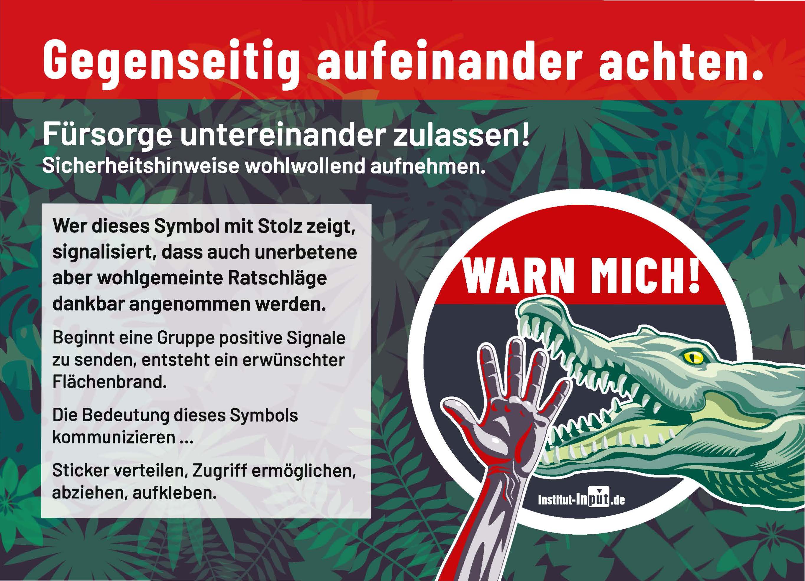 <p>Warn mich!<br></p>